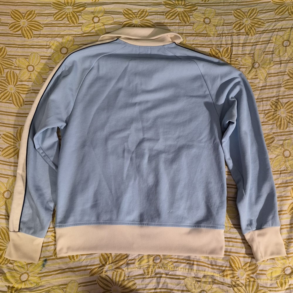 Roots Sky Blue and Cream Zip-Up Track Jacket - Picture 2 of 8